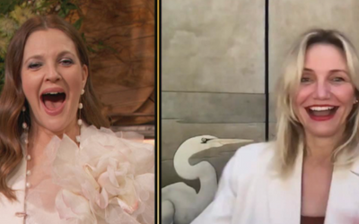 Actress Cameron Diaz Surprises Her Friend Drew Barrymore For Her Birthday